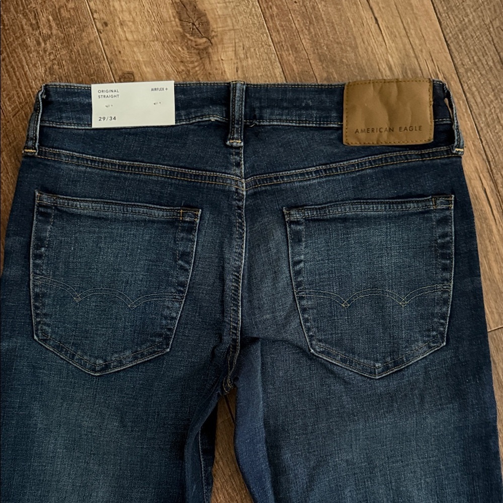 American Eagle Outfitters Men's Indigo Slim Jeans - Picture 6 of 8